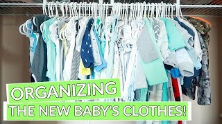 ORGANIZING BABY CLOTHES!