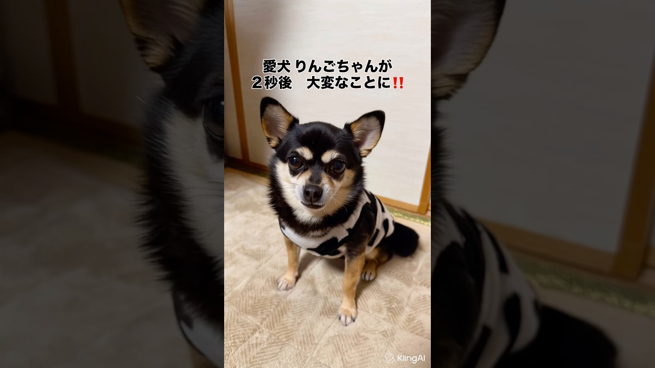愛犬が２秒後に大変なことに・・・】　#愛犬 #いぬのいる生活 #いやされたい