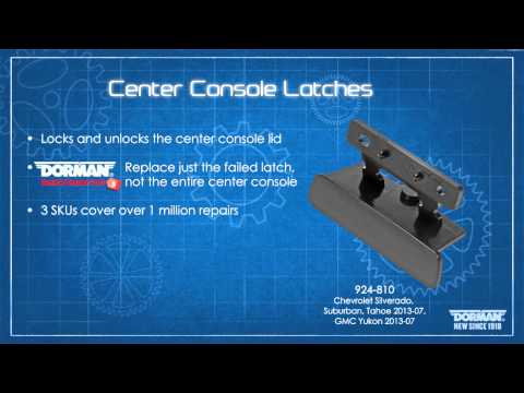 Highlighted part: center console latch