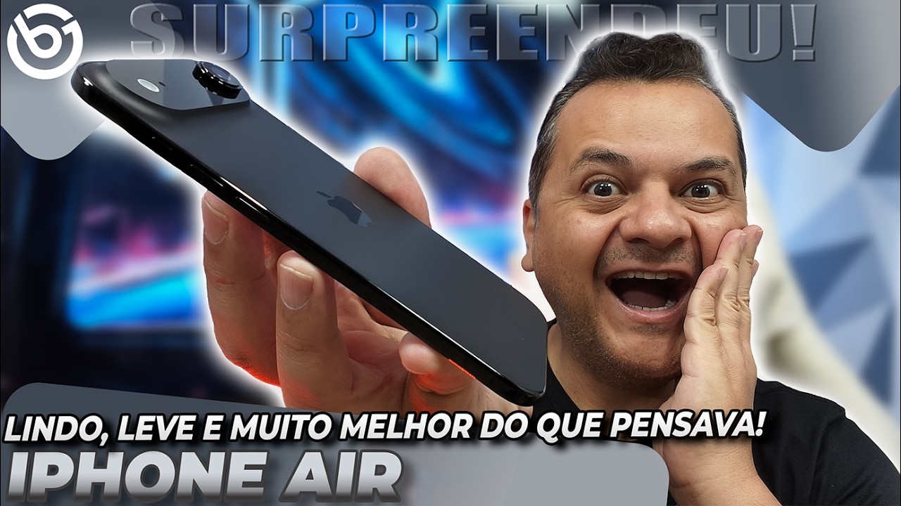 Miniatura da avaliação em vídeo de iPhone Air 512 GB - Branco-nuvem - somente eSIM