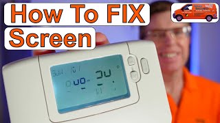 How to Fix Faulty Honeywell Thermostat Screen.  I Will Show You How You Can Repair Your Screen.