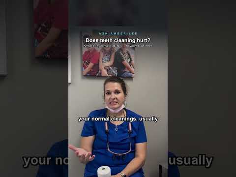 Amber-Lee, registered dental hygienist, explains whether a professional teeth cleaning hurts at Bright White Dental Hygiene Clinic in Riverview NB