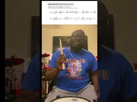 How To Read Snare Drum Music with Atlanta Drum Academy
