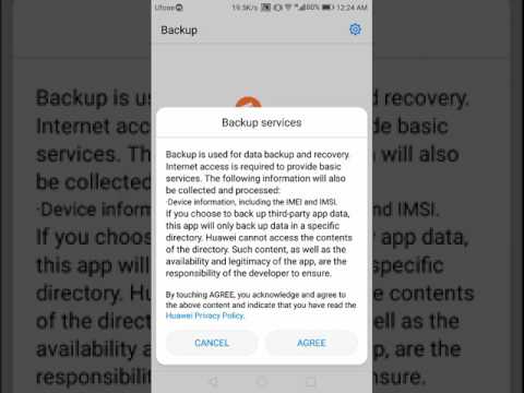 How to backup apps and data on Emui 5 Huawei