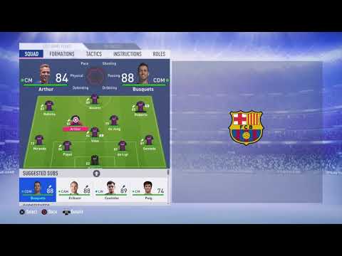 FIFA 19 Barcelona Career Mode episode 12 Champions League Match Against Spurs (INTENSE)