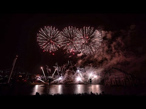 [4k] Montreal Fireworks 2018 - Italy - August 1