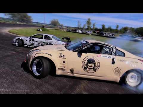 KSK Drift Team : Kevin Morin & Olivier Gagnon // #418DriftDays Circuit Riverside Speedway, Ste-Croix