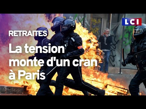 Retraites : vives tensions à Paris