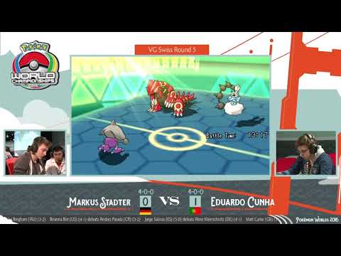 2016 Pokémon World Championships VGC Masters Day 1 - Markus Stadter vs Eduardo Cunha - Swiss R5