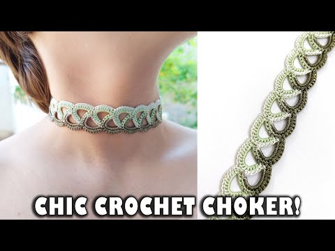 Easy Crochet Choker For Beginners
