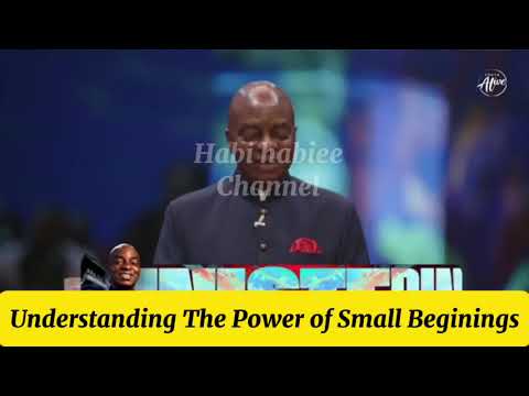 The Power of Small Beginnings || Bishop David Oyedepo message at youth alive convention 