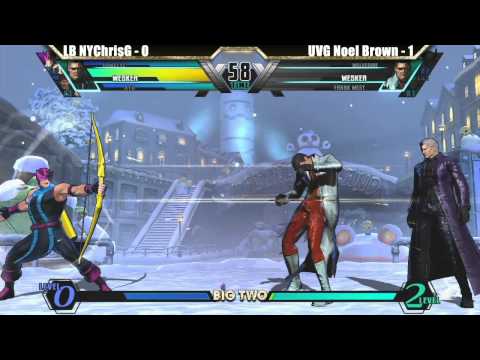 UMVC3 LB NYChrisG vs UVG Noel Brown - Big Two #11 Tournament Sponsored by Shoryuken.com