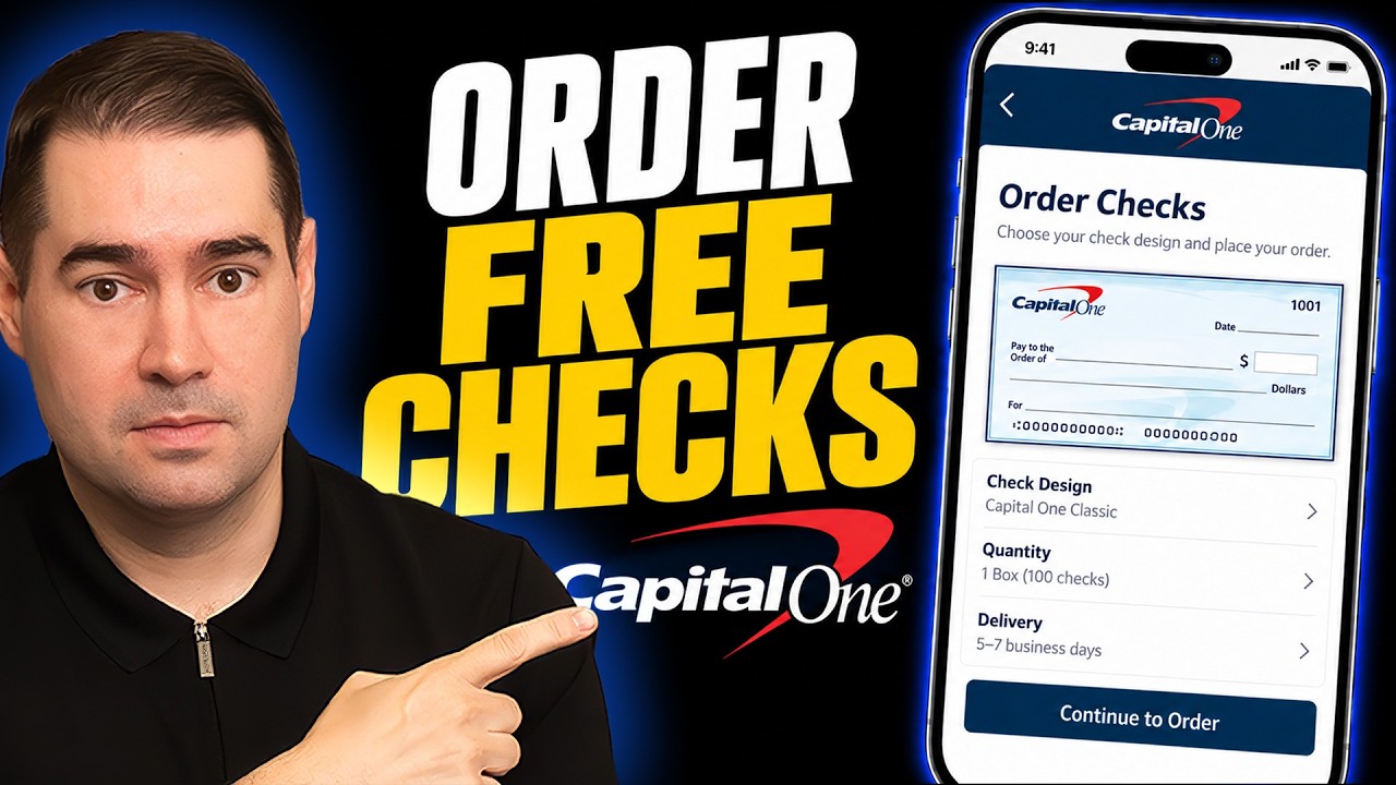 How to Order FREE Checks on Capital one App