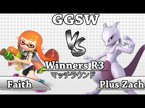 GGSW 115 - Faith (Inkling) Vs Plus Zach (Pikachu,Mewtwo) Smash Ultimate Winners R3