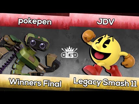 pokepen (ROB) vs. JDV (Pac Man) | Legacy Smash #11 | Smash Ultimate Winners Final