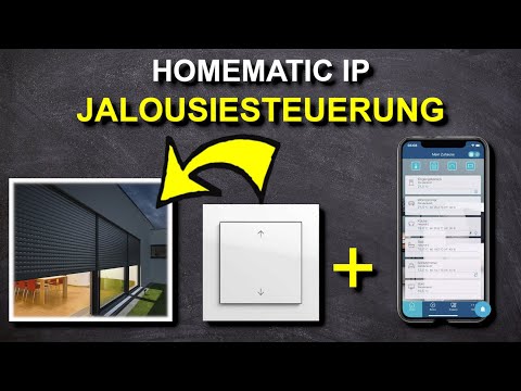 Jalousien auf Smart Home umrüsten - Homematic IP Rollladensteuerung installieren und einrichten