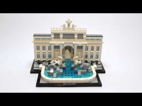 Vidéo LEGO Architecture 21020 : La Fontaine de Trevi (Rome, Italie)