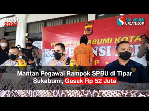 Mantan Pegawai Rampok SPBU di Tipar Sukabumi, Gasak Rp 52 Juta