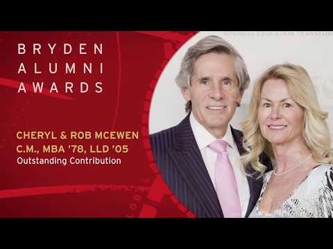 Bryden Alumni Awards 2018 - Cheryl & Rob McEwen (Acceptance Speech)