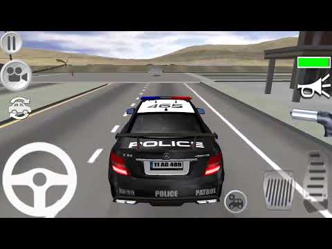 police car Mercedes S63 Driving - Hot Pursuit - Simulator 3D - Android gameplay 2021