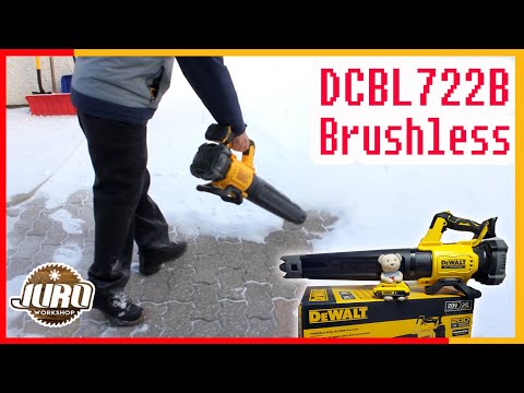 DeWALT Handheld Axial Blower Cordless Leaf Blower on Snow using 2AH | JURO Workshop