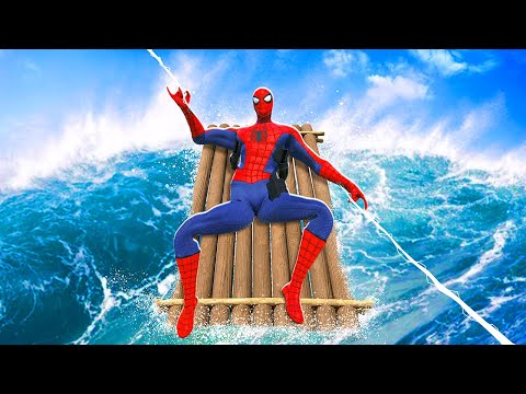 TSUNAMI Survival as Spiderman - Bonelab VR Mods