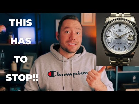 This HAS To STOP!  Modding Watches Is Going Too Far