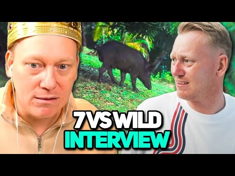 A WILD BOAR SUDDENLY APPEARS! 😯 MY FAREWELL INTERVIEW ON 7 VS WILD 😢