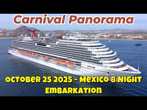 Thumbnail for Carnival Panorama: Embarkation Day October 25 2025. 8 Night Mexico Cruise!