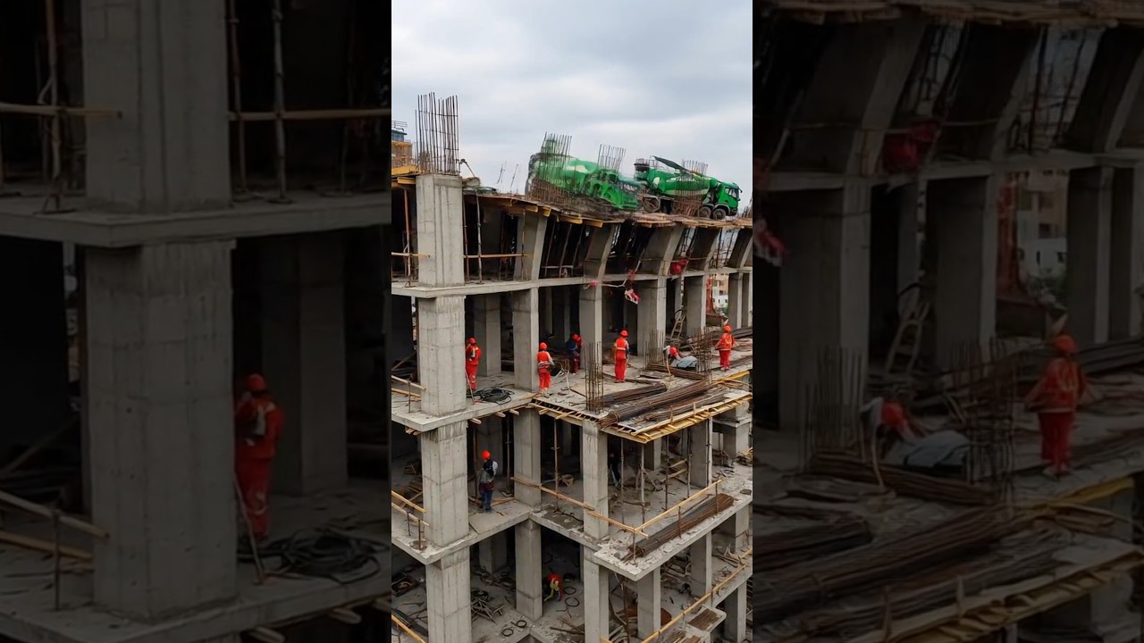 Truck Work Error: Construction Disaster in Seconds! #construction #fail #truck