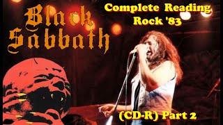 Black Sabbath (with Ian Gillan) - Smoke On The Water and more...Reading Festival &#39;83 (CD-R) Part 2