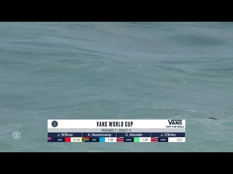 Vans World Cup, Men's Qualifying Series - Round 1 heat 4