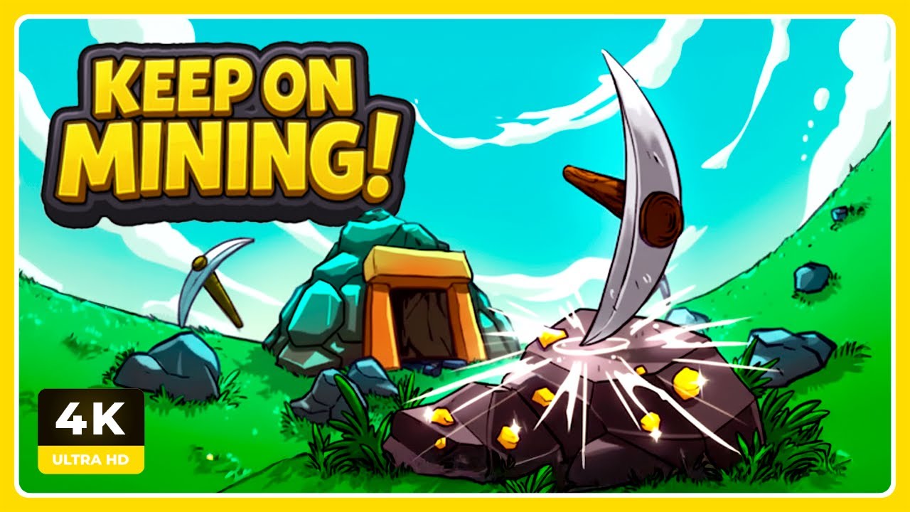 JUEGO ULTRA ADICTIVO DE MINAR (LITERAL SOLO MINAR) | KEEP ON MINING! Gameplay Español