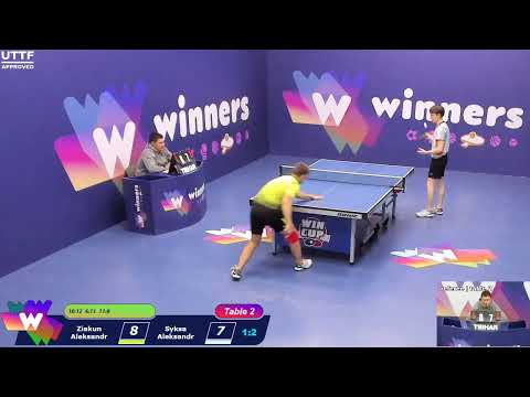 WINners CUP table 2  04.10  Ziakun Aleksandr - Syksa Aleksandr 13:30
