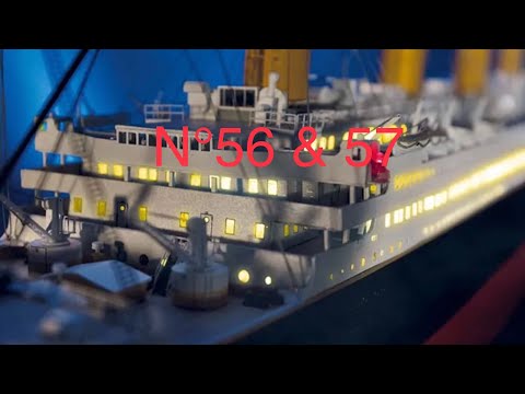 N°56 & 57 R.M.S TITANIC HACHETTE 1/200    @hachettecollections6087