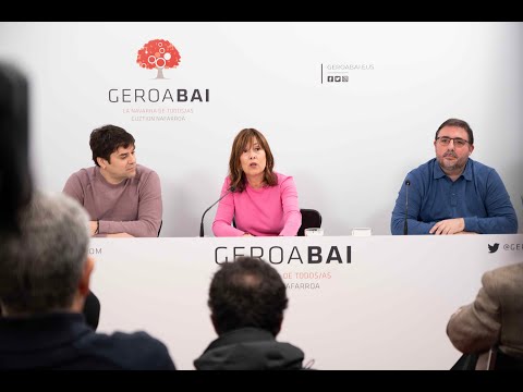 Geroa Bai reivindica la política útil y el autogobierno para afrontar el tramo decisivo de la legislatura en Navarra