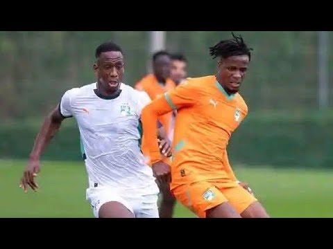 Préparation de la CAN  2025 match interne Orange Vs Blanc:2-0 Buteurs: Wilfried Zaha et Yan Diomandé