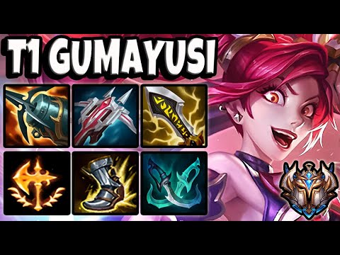 T1 Gumayusi JINX ADC vs TRISTANA [ Quadrakill ] Patch 11.5 Korea Challenger ✅