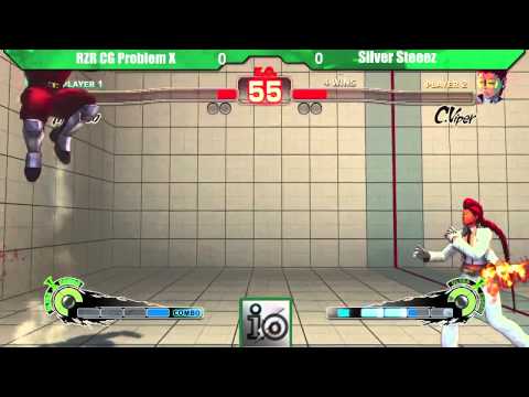 Irish Open  2014 USF4 Tournament RZR CG Problem X Viper vs Silver Steeez Bison