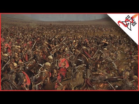 12500 GOBLINS vs 12500 SKELETON WARRIORS - Total War: WARHAMMER