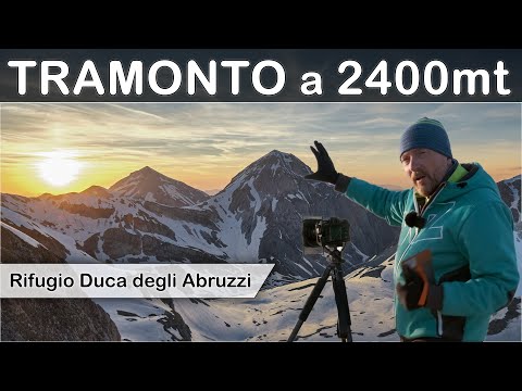 GRAN SASSO Landscape Photography: tramonto dal Rifugio Duca degli Abruzzi Escursionismo e Fotografia