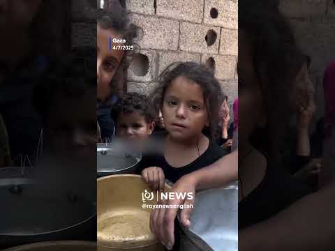 Starving children fight to stay alive amid Gaza food crisis
