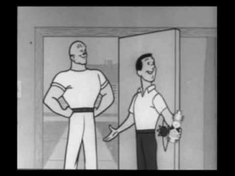 MAN ABOUT THE HOUSE 1950-60's Mr. Clean 60 second Promo