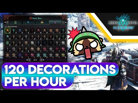 MHW Iceborne 💎Fastest Decoration Farming Method 💎- 2020 Updated