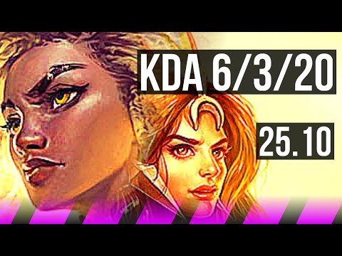 RELL & Senna vs LEONA & Ezreal (SUP) | 6/3/20 | KR Grandmaster | 25.10