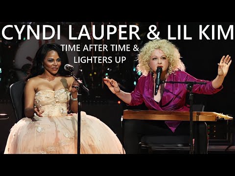 Cyndi Lauper ft. Lil Kim - Time After Time & Lighters Up (Mandela Day Live 2009)