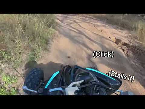 Xav Sends the Raptor 700 Along Train Tracks and Into the Bush | #shorts