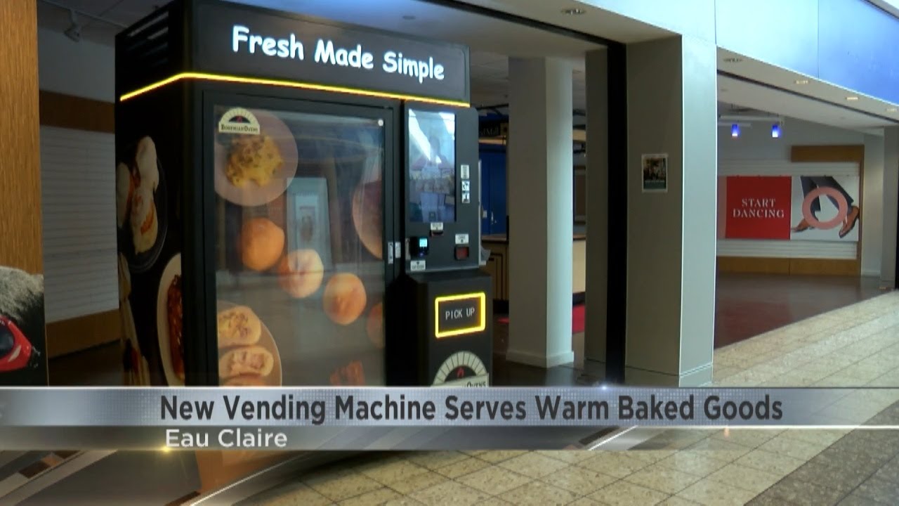 New vending machine serves warm baked goods in Oakwood Mall