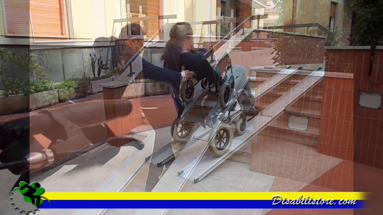 scivoli telescopici accesso carrozzina 5gradini disabilistoresrl 3394040759
