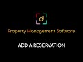 Add a new reservation in deskydoo PMS